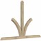Ekena Millwork Richland Rough Sawn Timber Gable Bracket, Douglas Fir, 96"W x 64"H x 4"D x 4"F, 16/12 Pitch GBW096X64X0404RIC00RDF - alternate 5